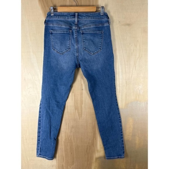 Old Navy Jeans Womens 8 Rock Star Super Skinny Mid Rise Distressed - Picture 3 of 9